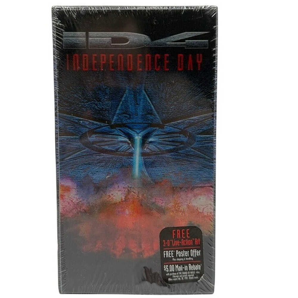 Independence Day ID4 VHS 1996 Factory Sealed Will Smith Sci-Fi Fox Video THX